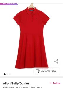 (Allen Solly junior)Classic Red Polo Dress