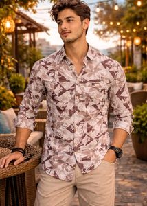 Stylish Floral Printed Shirt for Men 👕✨