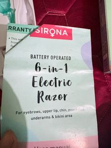 Sirona 6-in-1 Electric Razor Set