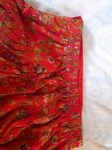 CLEARANCE SALE! FULL FLARED CORAL Y2K SKIRT 🧡🌼