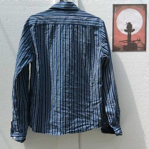 Striped Button-Down Shirt