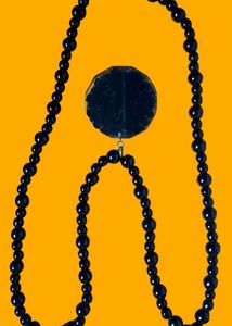 Mahamritunjay Om Symbol Pendant Agate Stone Neckla