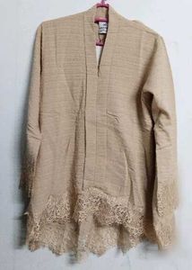 Elegant Lace Trimmed Kurta
