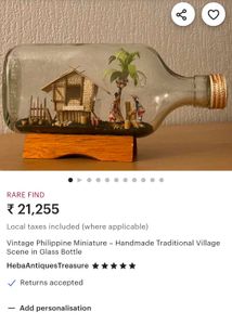 Vintage Philippine Miniature – Handmade