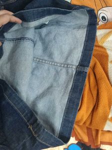Classic Dark Wash Denim Skirt