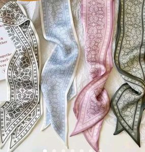 Designer Print Silk Scarves (Set of 4)