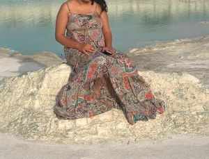 Bohemian Print Maxi Dress