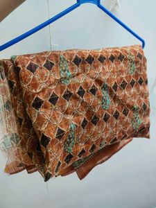 SYNTHETIC GEORGETTE SAREE