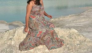 Bohemian Print Maxi Dress