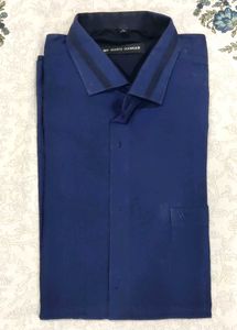 Men's Dark Blue Formal Shirt