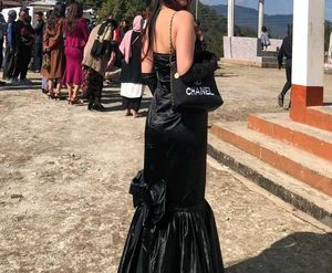 Elegant Black Evening Gown