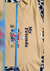 Peanuts "My Friends" Oversized Graphic Unisex Tee