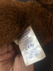 Build A Bear Plush Dog Brown Spot Sewn Eyes