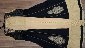 Anarkali Suit With Seleves And Leggings Set 🛍