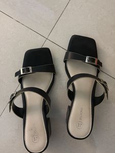 Stylish Black Block Heels