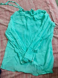 Designer sea green top ateesha by swapnil sindhe