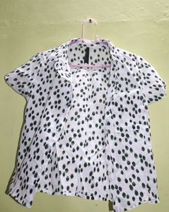 Printed Crop Top Shirt For Woman