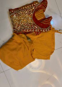Ethnic Kurta with Embellished Neckline