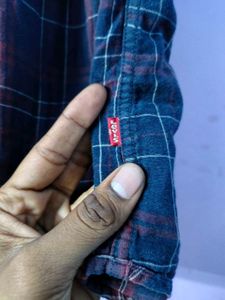 Levi's checked shirt (double side)