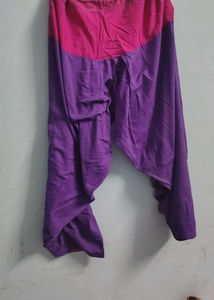 cotton pure salwar purple wine 3xl belt