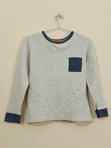 Casual Long Sleeve Top with Pocket