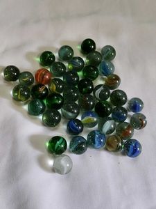 Glass Marbles Set (40 pieces )