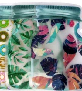 Reusable Pouch Set - Mason Jar Design