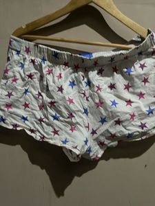 Cute Star Print Pajama Shorts