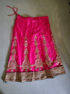 pink blue lehenga choli