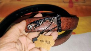 Jaguar Leather Belt