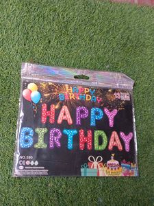 Happy Birthday Letter Balloons