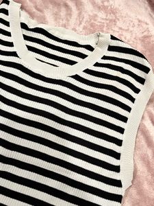 Striped Knit Tank Top