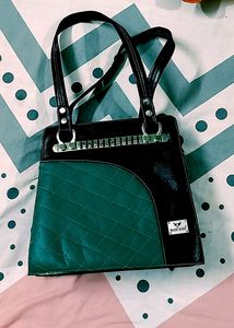 Blue Hide Quilted Tote Bag