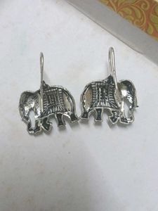 Set of 4 Oxidized Silver Earrings