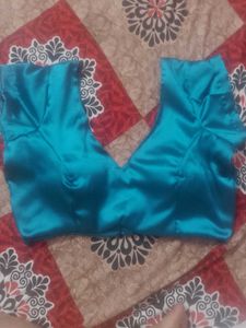 Teal Silk Blouse