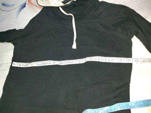 Stylish Black Hoodie Tunic for Women