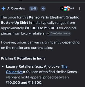 Kenzo Paris Elephant Print Shirt