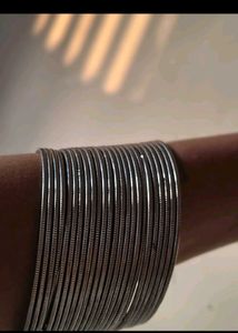 Set of Textured Bangles