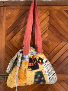 Unique Patchwork Tote Bag