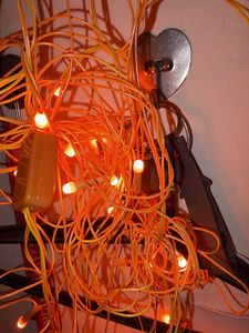 orange fairy light