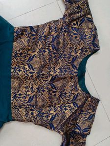 blue long gown
