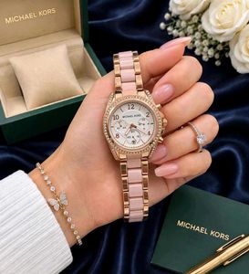 Michael Kors Rose Gold &amp; Pink Watch