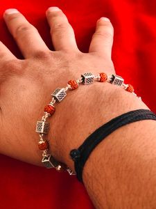 Pure Silver Rudraksh Bracelet 💫