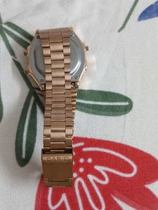 Casio Rose Gold Digital Watch