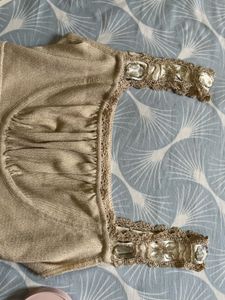 Sparkly Tank Top with Crochet Trim