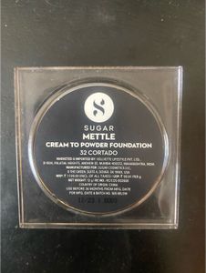 Sugar Mettle Cream To Powder Foundation