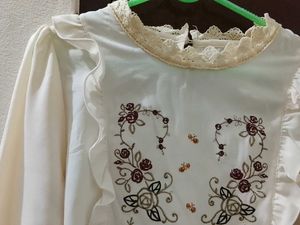 White Embroidered Blouse