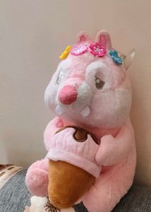 Cute Pink Chipmunk cake Plush Toy