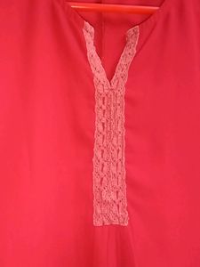 Red Short Kurti