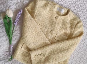 Yellow 💛 Tweed Blazer